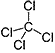 Структурная формула тетрахлорметана CCl4