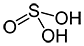 Структурная формула сернистой кислоты