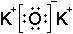 Электронная формула оксида калия K2O