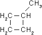 Структурная формула метилциклобутана C5H10