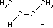 Структурная формула цис-бутена-2