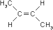 Структурная формула транс-бутена-2