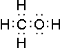 Электронная формула метилового спирта