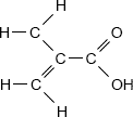 структурная формула метакриловой кислоты